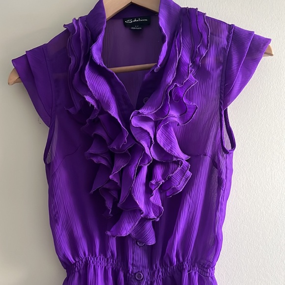 Seductions Ruffle Tank - Picture 2 of 3